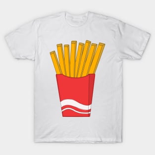 French Fries Drawing T-Shirt